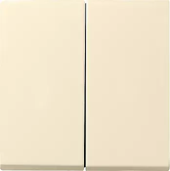 026601 Двойные клавиши с комплектом уплотнителей IP44 для клавишных и кнопочных выключателей Кремовый Gira