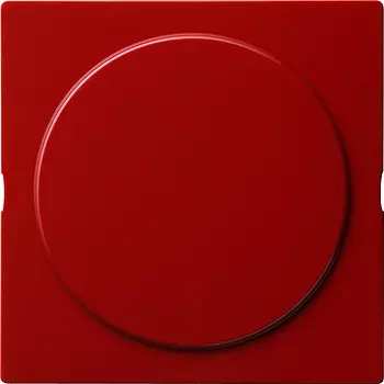 026843 Заглушка с опорной платой Красный Gira S-color