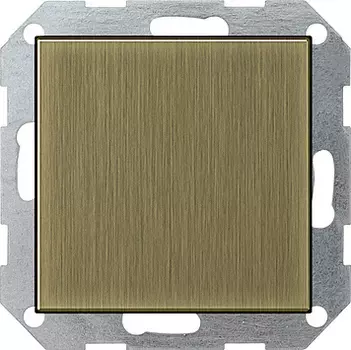 0268603 Заглушка с опорной платой Бронза Gira