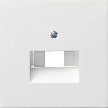 0270112 Накладка 50*50 мм для розеток UAE/IAE Белый Gira F100