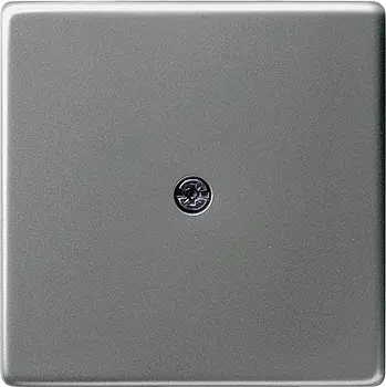 027420 Накладка для ввода и подключения удлинительного провода к вставке клеммной соединительной розетки Сталь Gira E22