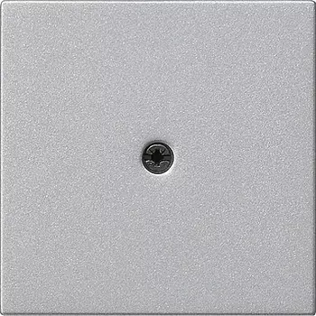 027426 Накладка для ввода и подключения удлинительного провода к вставке клеммной соединительной розетки Алюминий Gira