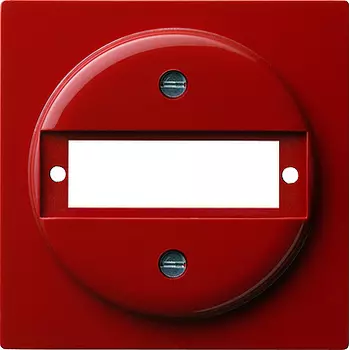 027843 Накладка для штепсельных разъемов D-subminiature Красный Gira S-color