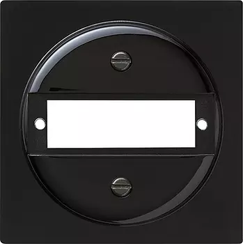 027847 Накладка для штепсельных разъемов D-subminiature Черный Gira S-color