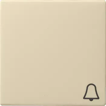 028601 Клавиша с символом "звонок" Кремовый Gira