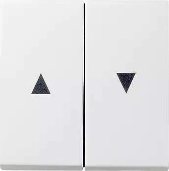 029427 Двойная клавиша для жалюзи со стрелками Белый Gira