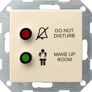 029701 Информационная накладка для отелей Кремовый Gira