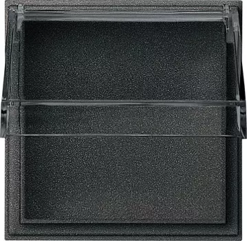 040967 Панель с прозрачной крышкой Антрацит Gira TX44