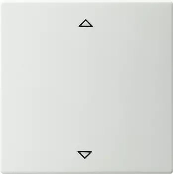 054540 Радионакладка системы управления жалюзи с возможностью подключения датчиков Белый Gira S-color