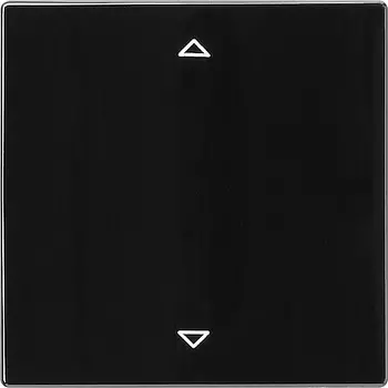063447 Накладка системы управления жалюзи Standard Черный Gira S-color