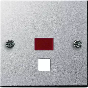 063826 Накладка для шнурового выключателя Алюминий Gira