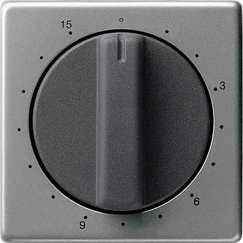 064020 Накладка таймера 15 мин Сталь Gira E22