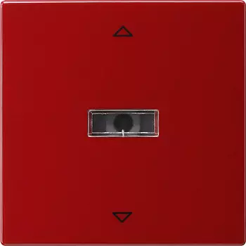 064443 Накладка системы управления жалюзи Красный Gira S-color