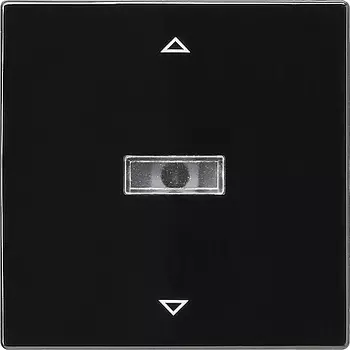 064447 Накладка системы управления жалюзи Черный Gira S-color