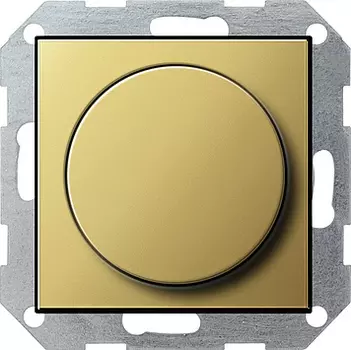 0650604 Накладка светорегулятора Латунь Gira