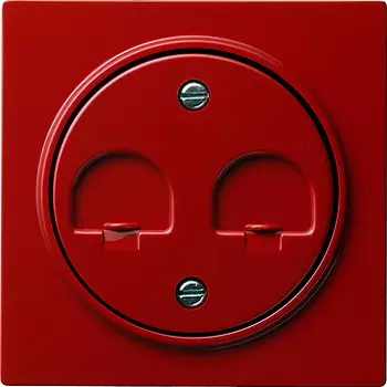 066243 Накладка телефонной розетки Красный Gira S-color