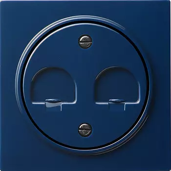 066246 Накладка телефонной розетки Синий Gira S-color