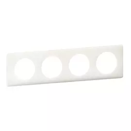 066634 Рамка Celiane Классика Белый глянец 4-постовая Legrand