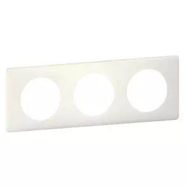 066703 Рамка Celiane Классика Белый перкаль 3-постовая Legrand