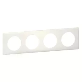 066704 Рамка Celiane Классика Белый перкаль 4-постовая Legrand