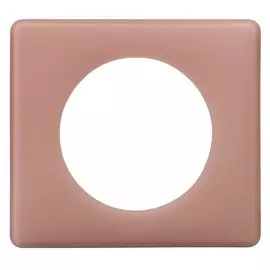 066761 Рамка Celiane Классика Перкаль розе 1-постовая Legrand