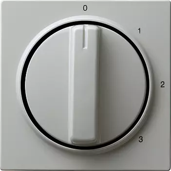 066942 Накладка с ручкой для трехступенчатого переключателя Серый Gira S-color