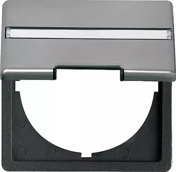 068120 Промежуточная панель с вырезом 50*50 мм Сталь Gira E22