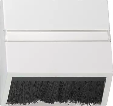 068227 Накладка для приборов с квадратной центральной панелью и наклонным выходом белый матовый Белый Gira