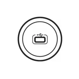 068253 Celiane Лицевая панель розетка USB, белая Legrand