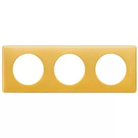 068793 Рамка Celiane Классика Латунь 3-постовая Legrand