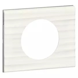 069011 Рамка Celiane Пластик Corian Белый Рельеф 1-постовая Legrand