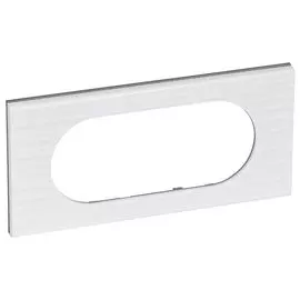 069015 Рамка Celiane Пластик Corian Белый Рельеф 4/5-модульная Legrand