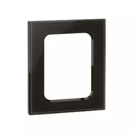069306 Рамка Celiane Стекло Черное 1-постовая Legrand
