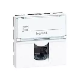 076554 Mosaic RJ45 UTP кат5е 2мод белая Legrand