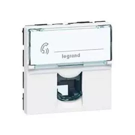 076555 Mosaic RJ45 FTP кат5е 2мод белая Legrand