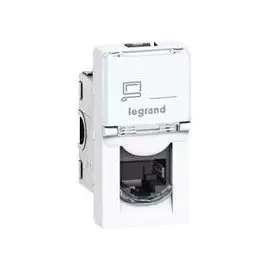 076573 Mosaic RJ45 STP кат6А 1мод белая Legrand