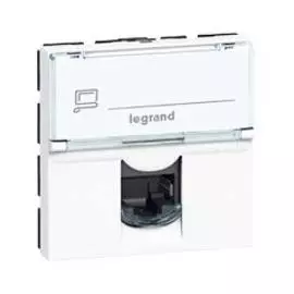 076591 Mosaic RJ45 UTP кат6 90° верт. Legrand
