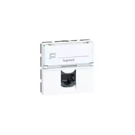 076593 Mosaic RJ45 STP кат6 90° Legrand