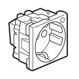 077212 Mosaic Розетка 2к+З немецкий стандарт Legrand