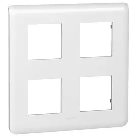 078838 Рамка Mosaic Белый 2х2х2-модульная Legrand