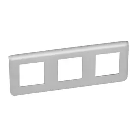 079306 Рамка Mosaic Алюминий 3х2-модульная Legrand