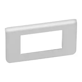 079314 Рамка Mosaic Алюминий 4-модульная Legrand