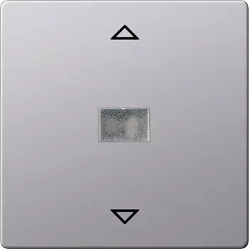 0820203 Накладка управления жалюзи подключен датчиков Алюминий Алюминий Gira E22