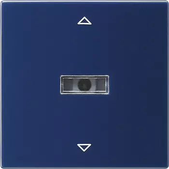 082046 Сенсорный выключатель управления жалюзи Синий Gira S-color