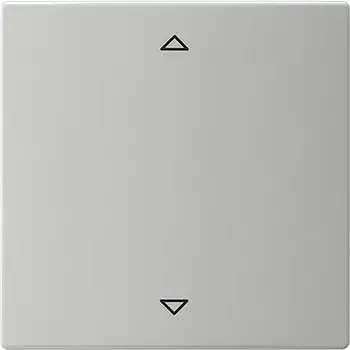 082242 Сенсорный выключатель управления жалюзи с функцией памяти Серый Gira S-color