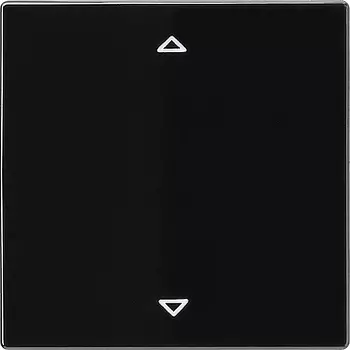 082247 Сенсорный выключатель управления жалюзи с функцией памяти Черный Gira S-color