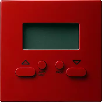 084143 Накладка механизма электронного управления жалюзи Красный Gira S-color