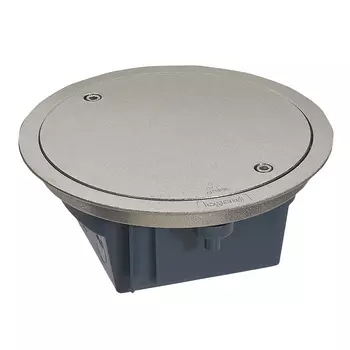 088061 Напольная коробка круглая IP 66 со съемной крышкой 4 модуля нержавеющая сталь Legrand