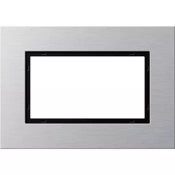 100117 Рамка Esprit Алюминий 1,5-постовая Gira