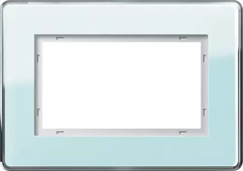 1001518 Рамка Esprit Glass C Салатовое стекло 1,5-постовая Gira